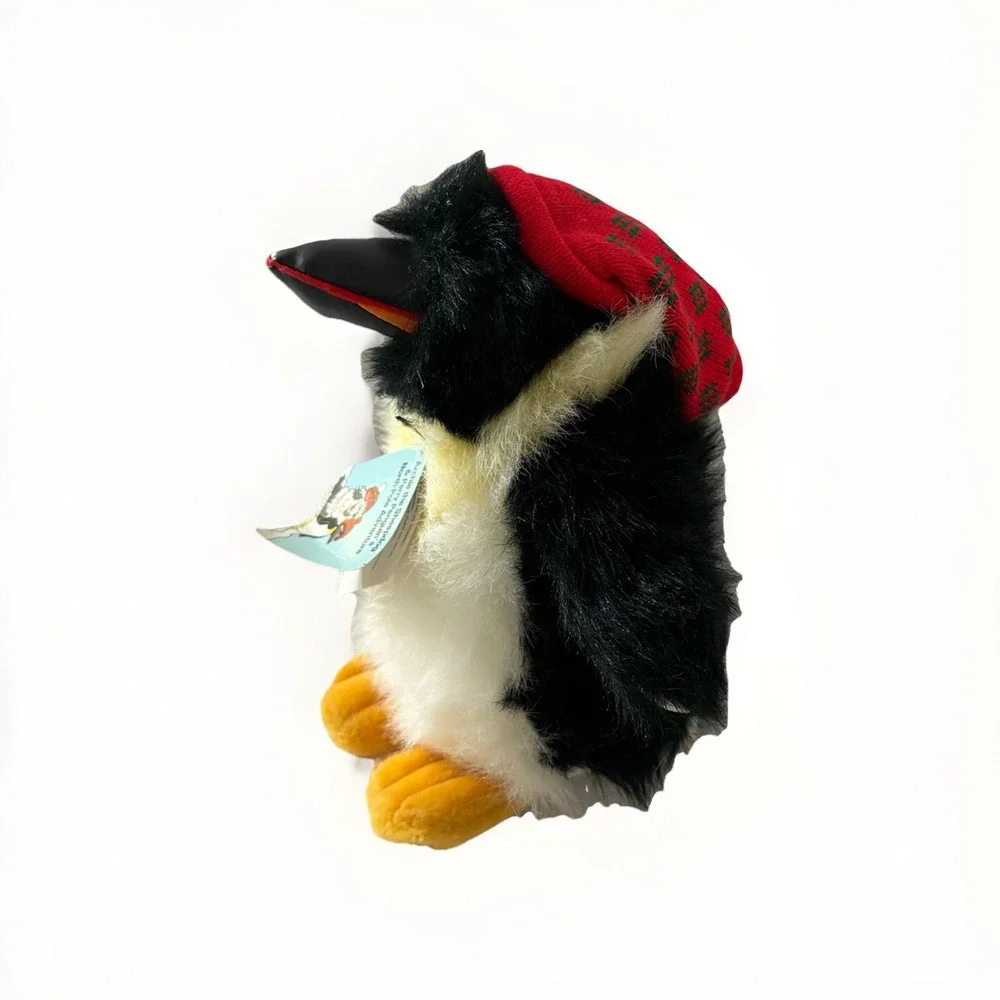 Commonwealth 1990 Christmas Perry Penguin‎ Plush Stuffed Animals 10